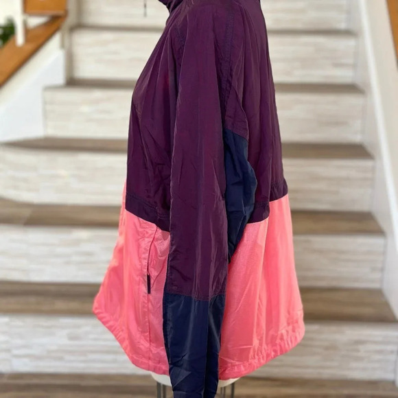 NWT Opening Ceremony Color Blocked Nylon Jacket with Hidden Hood - Men's XL - Picture 3 of 11